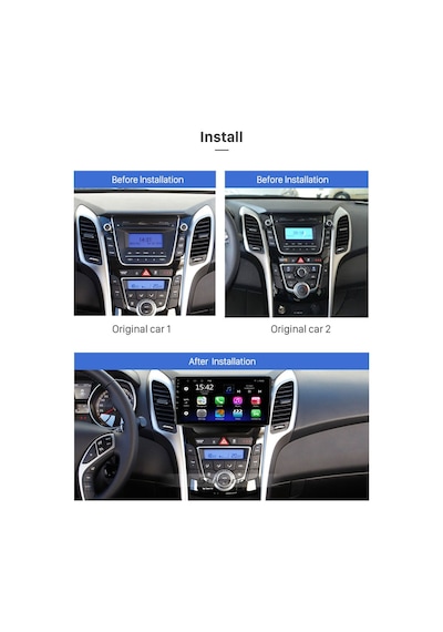 I I -30 2015+ Uyumlu Multi Medya Navi Gasyon Usb Kamera Carplayer
