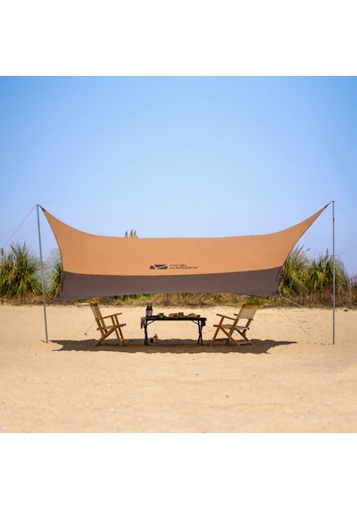 Mobi Garden Hexagon Direkli Canopy Tente 440x440x220cm Bej