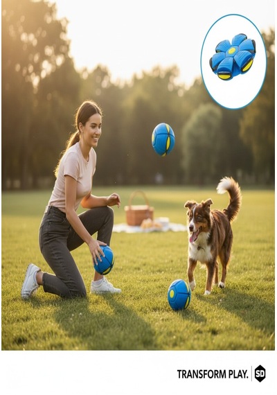 Işıklı Köpek Topu Zıplayan Açılır Frizbi Oyuncak Köpek Oyuncağı