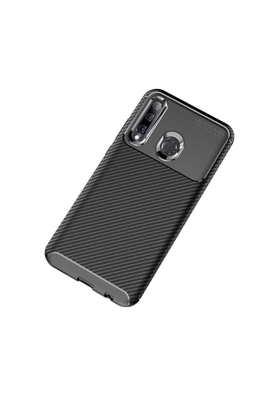 Huawei Honor 20 Lite Kilif Silikon Esnek Karbon Görünümlü Negro 404019901