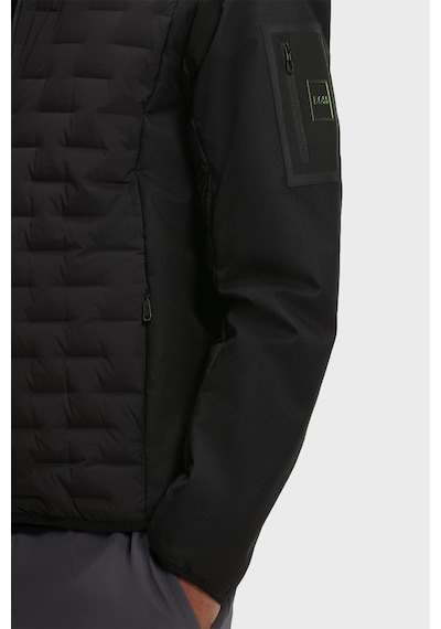 Boss Regular Fit Dik Yaka Fermuarlı Mont Erkek Mont 50561388 001 Siyah