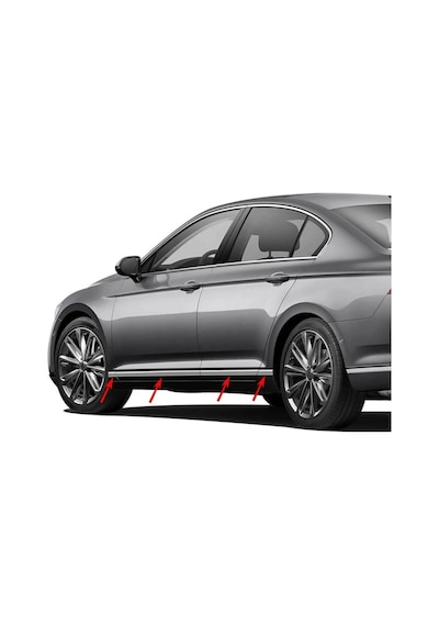 Volkswagen Passat B8 Uyumlu Krom Kapı Çıtası 8prç 2015-2018 Arası P.çelik