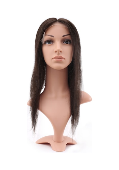 Komple Tığ İşçiliği Ön Kısmı Ekstra Tül Koyu Kestane Baby Taban Tepelik - 15x17cm - 2
