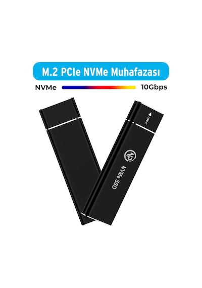 NPO DK02 512 GB 900/1000 MB/S NVMe M.2 USB-A/Type-C Taşınabilir Harici SSD