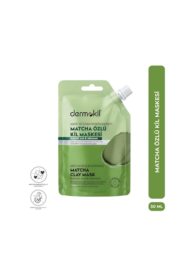 Dermokil Matcha Özlü Kil Maskesi 30 Ml