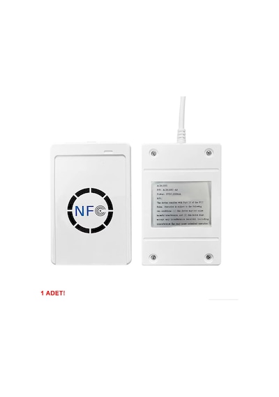 Acr122u 13.56mhz Rfid Okuyucu Yazıcı Usb Kopyalayıcı Nfc Manyetik Kart Anahtarlık Etiket Okuyucu