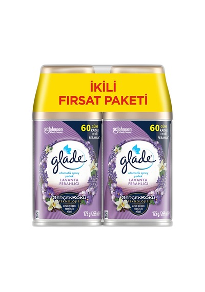Glade Otomatik Sprey 2'li Lavanta 269 Ml X 2 Çok Renkli