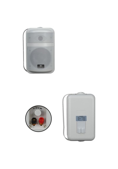 Maxword Mds-104tw Yüksek Kaliteli 160w 4 İnç 16 Ohm/100v İki Yollu Duvar Tipi Sütun Hoparlör