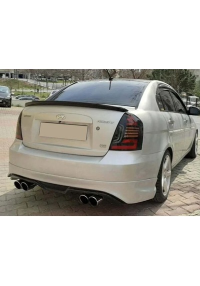 Hyundai Accent Era Arka Ek Plastik Siyah Difüzör 2005-2010 Arka-bodykit-ek-karlık