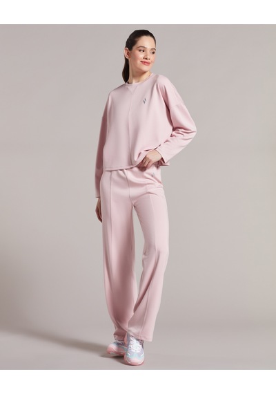Skechers W Soft Touch Shinny Logo Crew Neck Sweatshirt Kadın Light Pink Sweatshirt S231144-590 Pembe