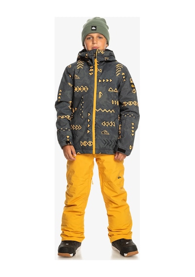 Quiksilver Morton Youth Erkek Çocuk Siyah Snowboard Ceketi 8688