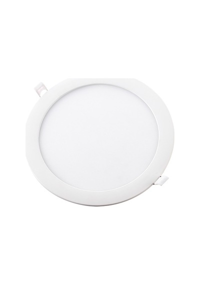 Yuvarlak Led Panel 18w Beyaz Kasa Günışığı 3000k