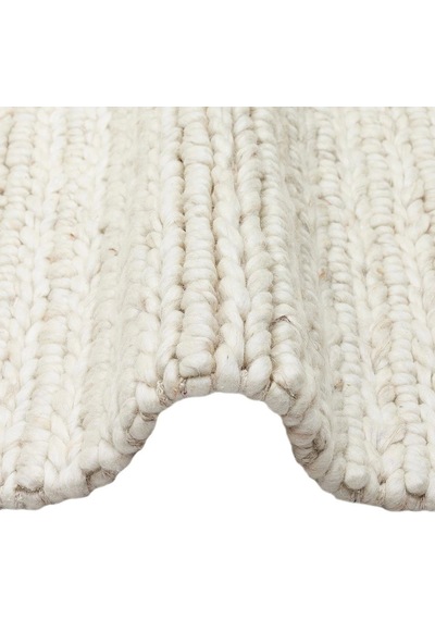 Eko Halı Jade Jd 07 Light Beige Naturel Kazak Örgü Desenli El Dokuma Örgü Halı Bej