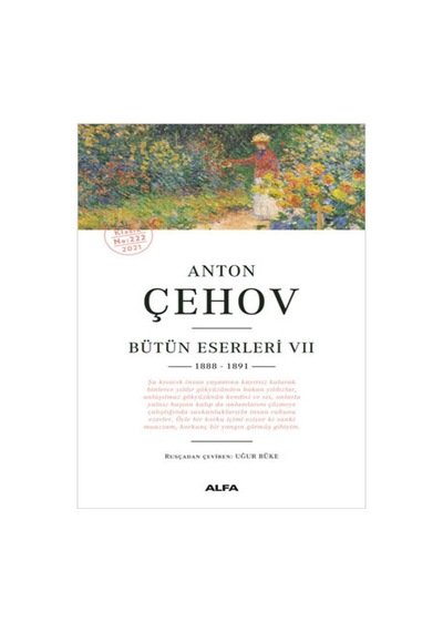Alfa Yayınları - Anton Çehov Bütün Eserleri 7