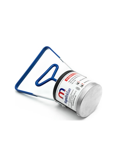 Ø90x200 Mm Ferrit Mıknatıslı Çek Bırak El Mıknatısı 7 Kg Plastik Saplı İnşaat Çivisi Vida Metal Toplama Mıknatısı 16lbs