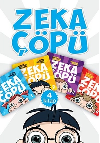 Zeka Çöpü Seti - 4 Kitap Takım - Ahmet Bilal Yaprakdal - Uğurböceği