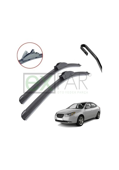 Hyundai Elantra Uyumlu Ön Cam Si Lecek Süpürgesi Takimi 2008 - 2010 Elentra Ön Si Lecek Sağ Sol