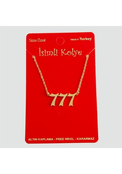 Uğurlu Rakamlar Uçlu Kolye Çok Renkli