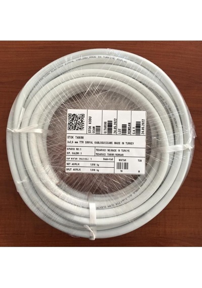 3x2.5 Mm2 Ttr Cca Kablo Tam Kesit 10 Mt 1