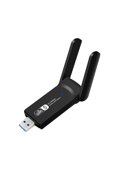 Wifi Usd Adaptör Ac1300 Mbps Dual Band Usb 3.0 Adaptör Kablosuz Wifi Alıcı Senalstore