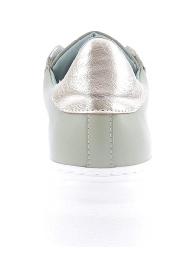 Dgn Es864-23y Kadin Kalin Kristal Taşli Sneakers Ayakkabi ES864-2007-R1236 Mint Yeşili