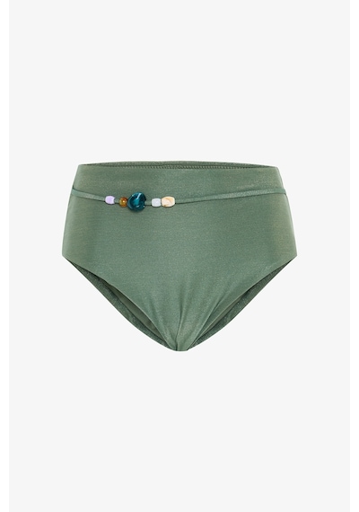 Penti Yeşil Boncuklu Yüksek Bel Bikini Altı Gn75