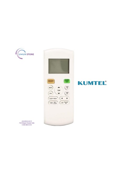 Kumtel Trxn50uv1b Uyumlu İnverter Klima Kumandası