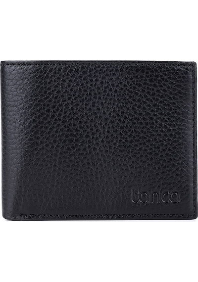 Tamer Tanca Erkek Hakiki Deri Siyah Floter Cüzdan 907 171 Erk Czdn Sk25-26 Sıyah Fltr Siyah