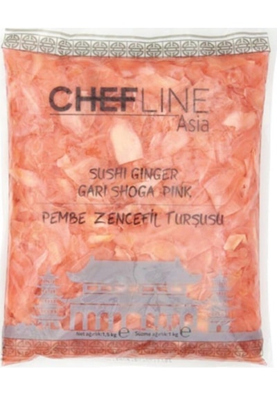 Pink Gari Shoga Pembe Zencefil Turşusu 1,5 Kg