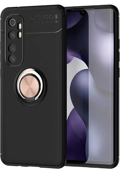Xiaomi Mi Note 10 Lite Kılıf Zore Ravel Silikon Kapak Kırmızı
