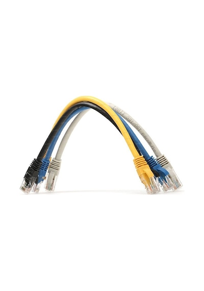 Cat6 0.25M Utp Sarı Network  Kablosu