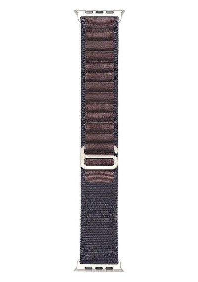 Watch Ultra 49mm Uyumlu Krd-74 Hasır Rhn Kordon Koyu Mor
