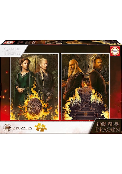 Educa 2x500 Parça Game Of Thrones Ejderha Evi Puzzle - 19573