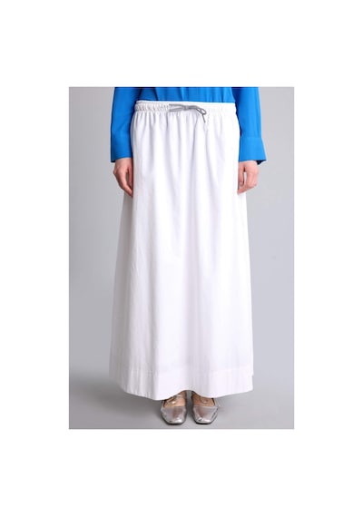 Defacto A Kesim Poplin Maxi Etek H5642ax26smwt79 Beyaz-wt79
