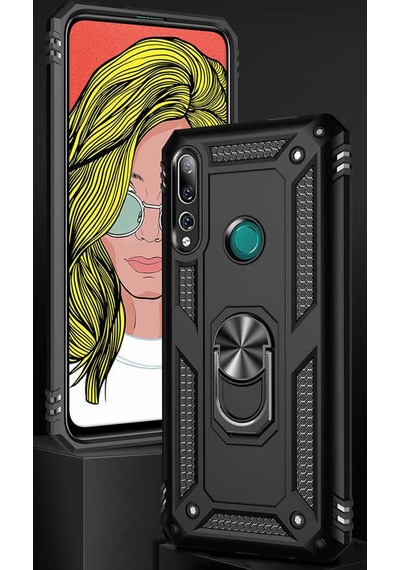 Huawei Y9 Prime 2019 Kılıf Zore Vega Kapak Kırmızı