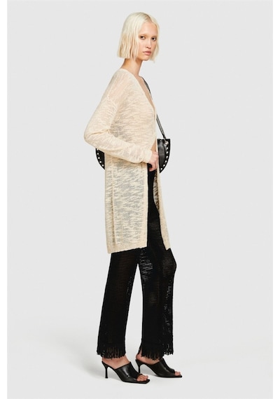 Sisley Viskoz Karışımlı Örgü Motifli Saçak Paça Coulotte Pantolon Kadın Siyah Pantolon - 324p196pmf008 Sisley Viskoz Karışımlı Örgü Motifli Saçak Paça Coulotte Pantolon Kadın Siyah Pantolon - 324p196pmf008