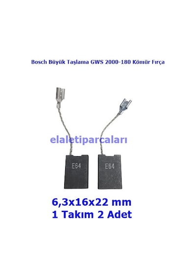 Bosch Uyumlu Büyük Taşlama Gws 2000-180 Kömür Fırça