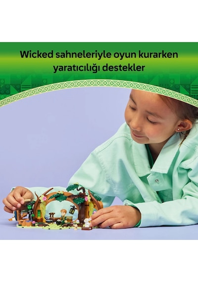 LEGO® Wicked Elphaba’nın Sığınağı 75687 - 7 Yaş ve Üzeri Çocuklar için Orman Temalı Yaratıcı Oyuncak Yapım Seti (228 Parça)