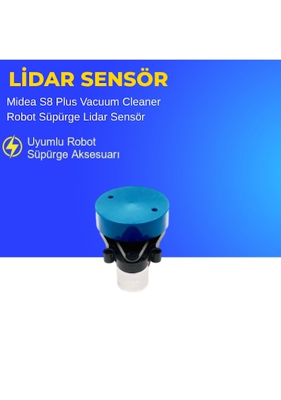 Midea S8 Plus Vacuum Cleaner Robot Süpürge Lidar Sensör