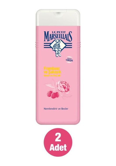 Le Petit Marseillais Frambuaz ve Şakayık Banyo ve Duş Jeli 2 x 400 ML