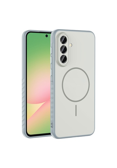 Galaxy Uyumlu A56 Kılıf Kamera Lens Korumalı Magsafe Destekli Silikon Pazarplus Lacivert