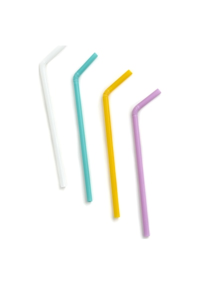 Frozen Karışık Renkli Körüklü Pipet 230x8mm 100 Adet 100 Adet