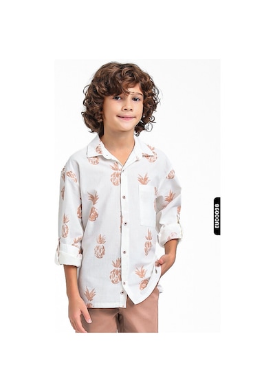 Xo Kids Erkek Çocuk Gömlek 5-14 Yaş 24118 Kahverengi
