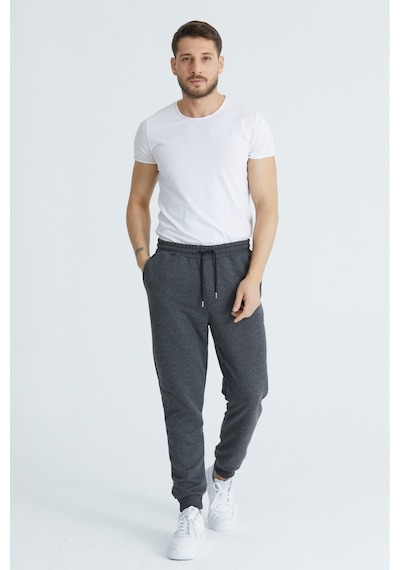 Twenty3 Erkek Basic 3 İplik Regular Fit Paçası Ribanalı Eşofman 001