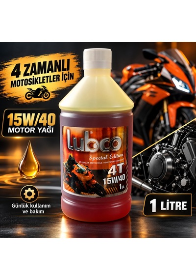 Lubco 4t 15W-40 4 Zamanlı Motosiklet Yağı 1 L 1 L N11.3890