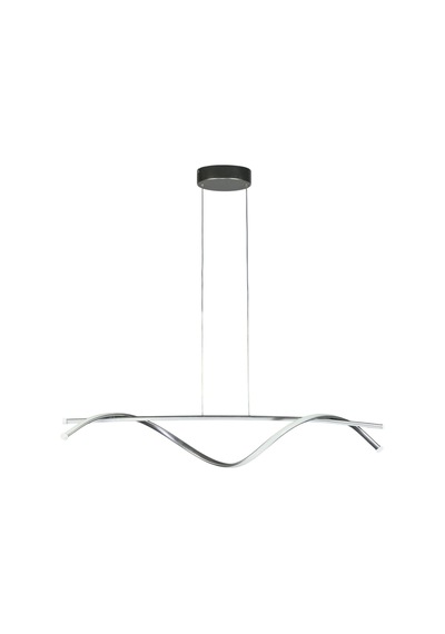 Eclipse Gri Renk Modern Tasarım Beyaz Ledli Cafe - Mutfak - Salon 2 Li Led Avize