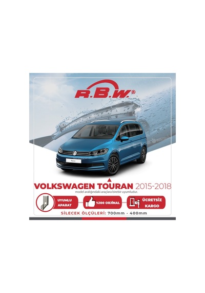 Volkswagen Touran Muz Silecek Takımı (2015-2018) RBW