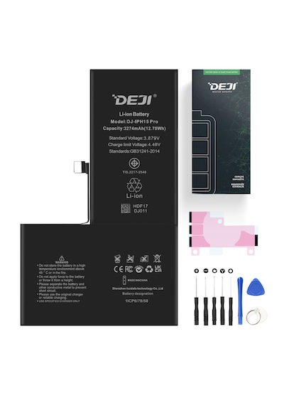 Deji  Apple Uyumlu iPhone  15 Pro Mucize Batarya