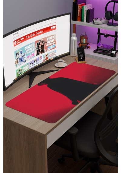 V For Vendetta 2 V1 90x40 Xxl Gaming Kauçuk Kaymaz Taban Mouse Pad Fare Altlığı
