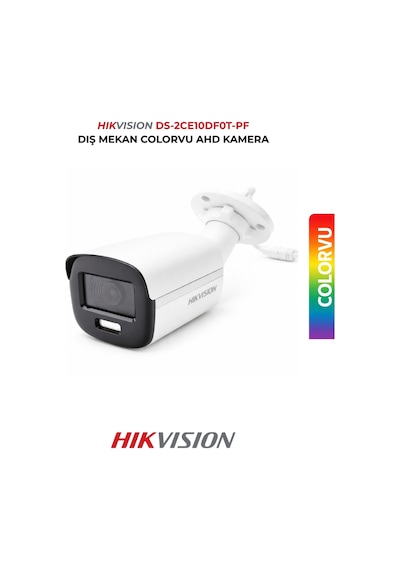 Ds-2ce10df0t-pf 2mp Colorvu Bullet Kamera Gece Renkli